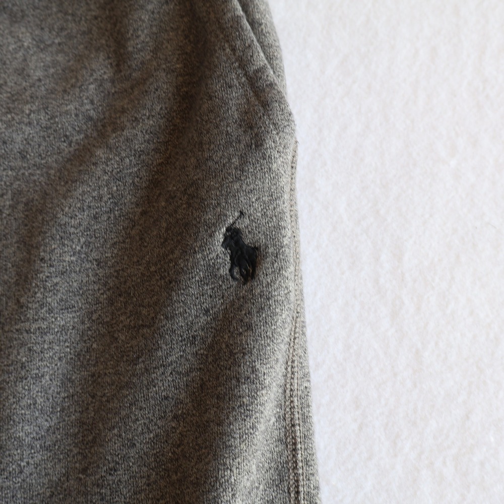 Polo Ralph Lauren Mens Fleece Sweatpants Size M Gray Drawstring Hem Pants - Picture 3 of 11